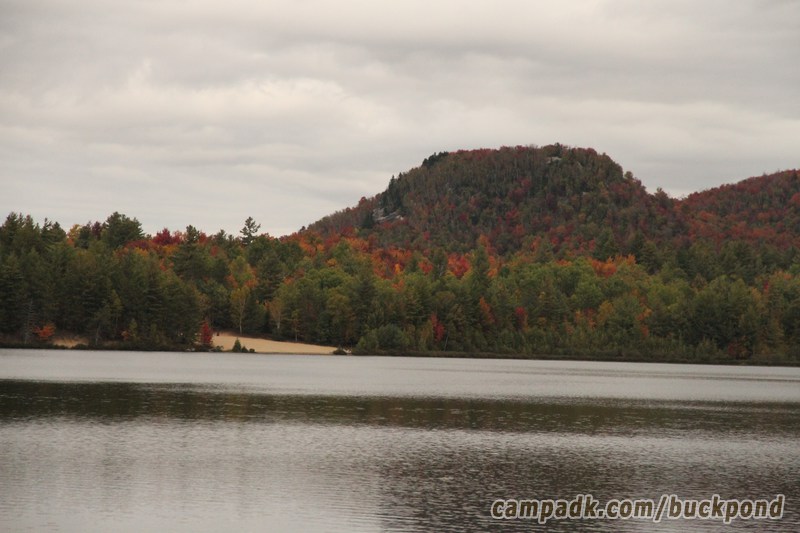 Campsite Photo of Site 7 at Buck Pond Campground, New York - View from Shoreline