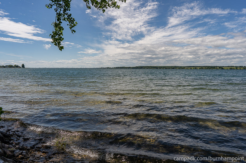 Campsite Photo of Site 47 at Burnham Point State Park, New York - View from Shoreline