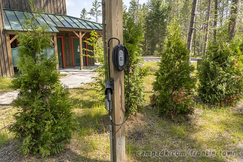 Campsite Photo of Site T65 at Frontier Town Campground, New York - EV Charging for Electric Vehicles