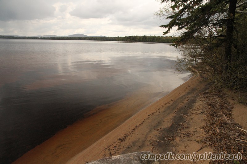 Campsite Photo of Site 100 at Golden Beach Campground, New York - Shoreline and View