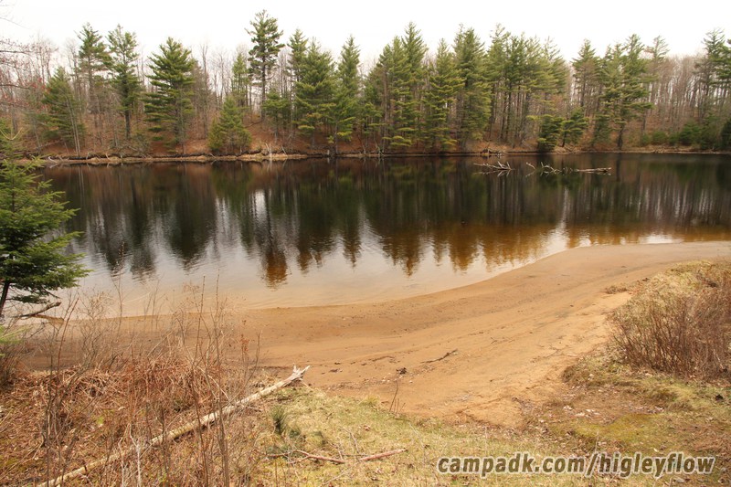 Campsite Photo of Site 94 at Higley Flow State Park, New York - Shoreline and View