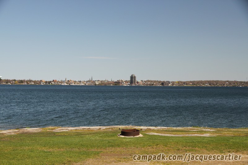 Campsite Photo of Site 111 at Jacques Cartier State Park, New York - Fireplace View