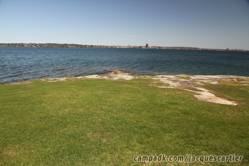 Campsite Photo of Site 111 at Jacques Cartier State Park, New York - Cross Site View