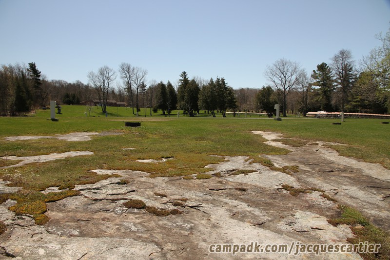 Campsite Photo of Site 111 at Jacques Cartier State Park, New York - Looking Back Towards Road
