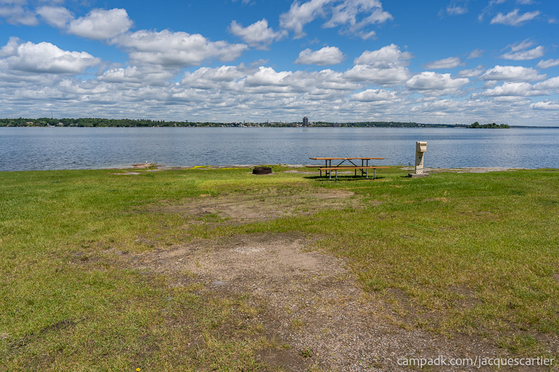 Campsite Photo of Site 111 at Jacques Cartier State Park, New York - Looking at Site from Road