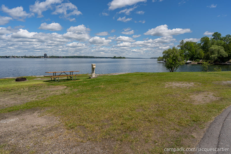 Campsite Photo of Site 111 at Jacques Cartier State Park, New York - Looking at Site from Road