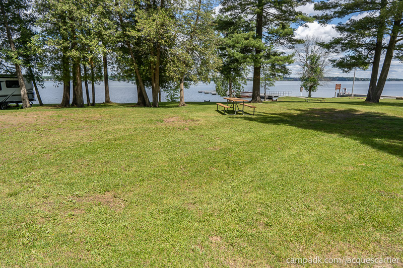 Campsite Photo of Site 45 at Jacques Cartier State Park, New York - Looking at Site from Road