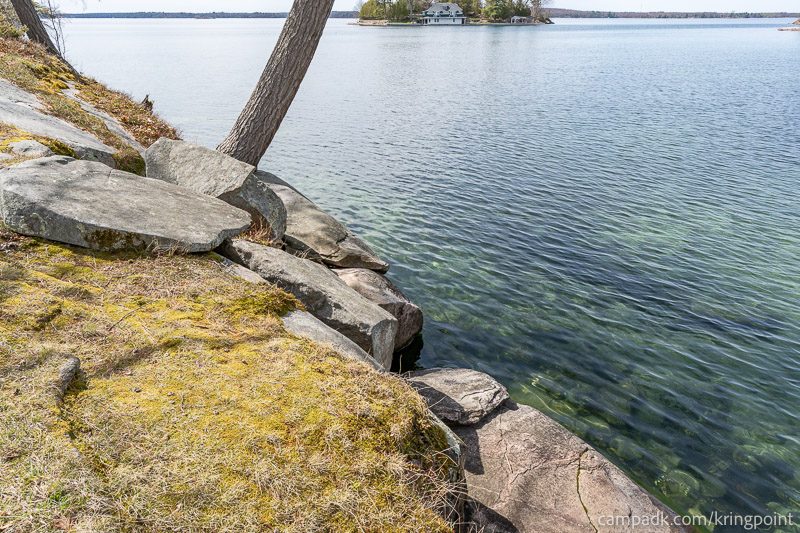 Campsite Photo of Site 19 at Kring Point State Park, New York - Shoreline