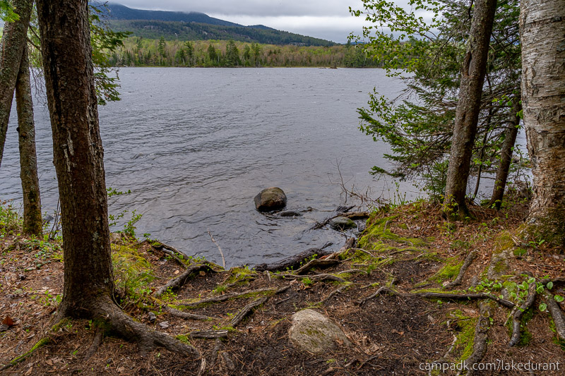 Campsite Photo of Site 42 at Lake Durant Campground, New York - Shoreline