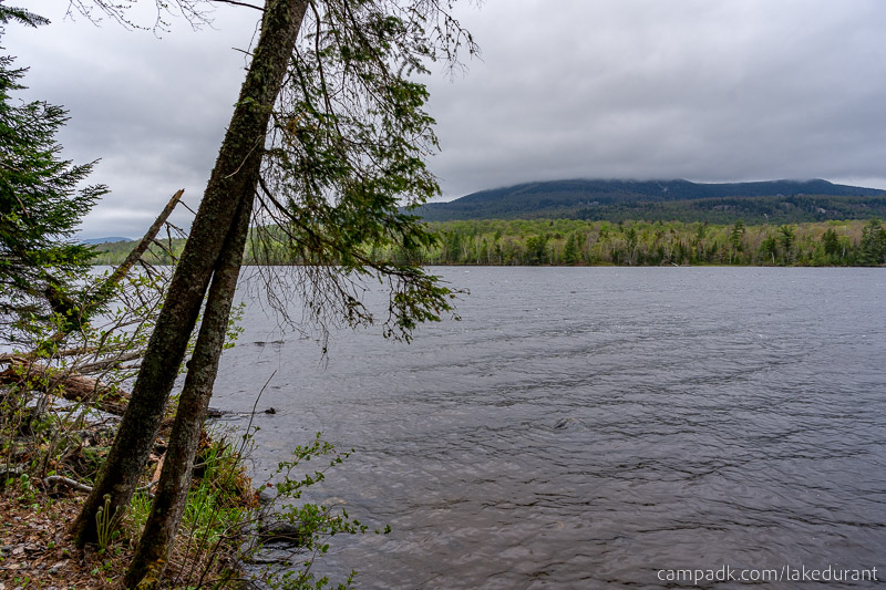 Campsite Photo of Site 42 at Lake Durant Campground, New York - View from Shoreline