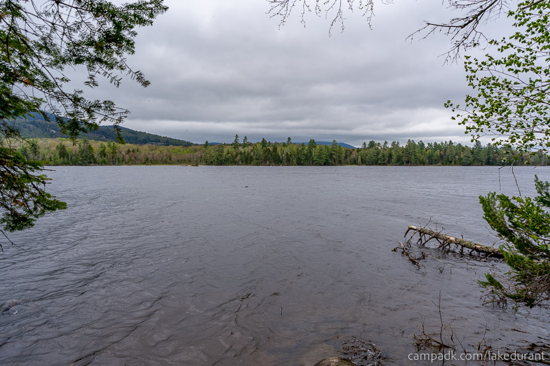 Campsite Photo of Site 42 at Lake Durant Campground, New York - View from Shoreline