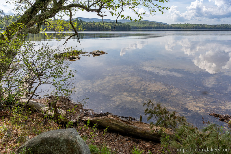 Campsite Photo of Site 47 at Lake Eaton Campground, New York - Shoreline