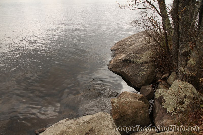 Campsite Photo of Site 193 at Moffitt Beach Campground, New York - Shoreline