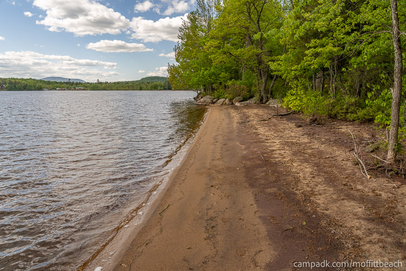 Campsite Photo of Site 118 at Moffitt Beach Campground, New York - Shoreline