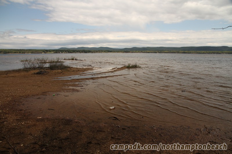 Campsite Photo of Site 98 at Northampton Beach Campground, New York - Shoreline