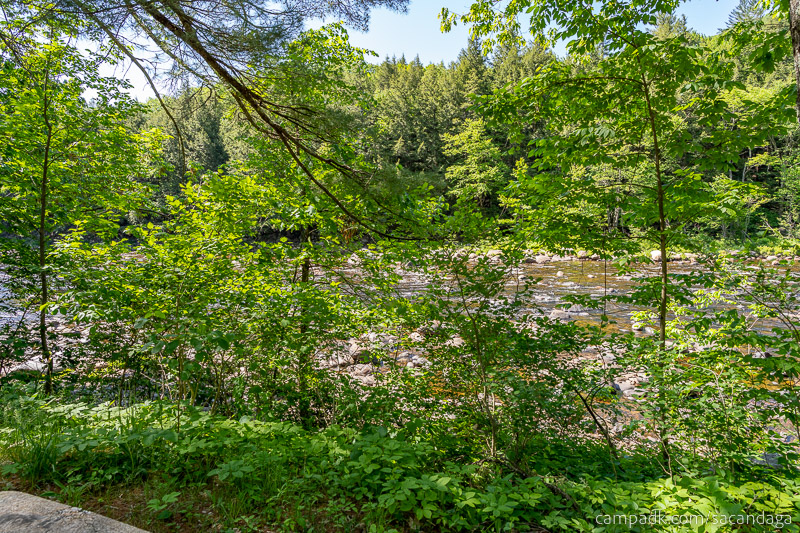 Campsite Photo of Site 4 at Sacandaga Campground, New York - View from Shoreline
